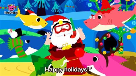 Christmas Sharks _ Christmas Carols _ Compilation _ Pinkfong Songs for ...