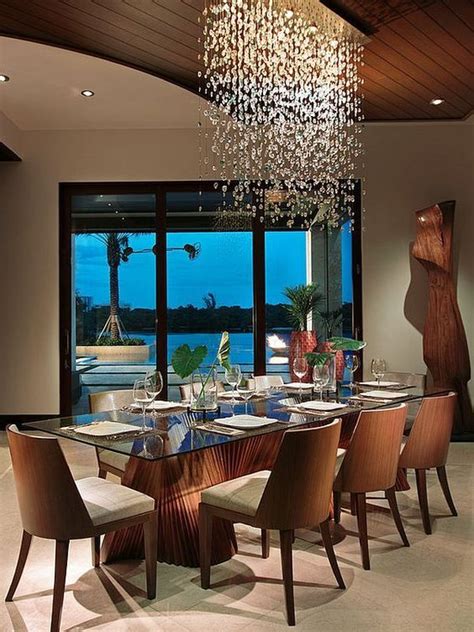 10 Modern Chandeliers You Will Love - iD Lights | Tropical dining room ...