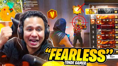 Tonde Gamer - I Became Fearless in Grandmaster Top 1 Lobby || Tonde ...