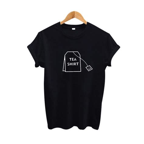 Tea Shirt Minimalist Shirt - Onyx Bunny