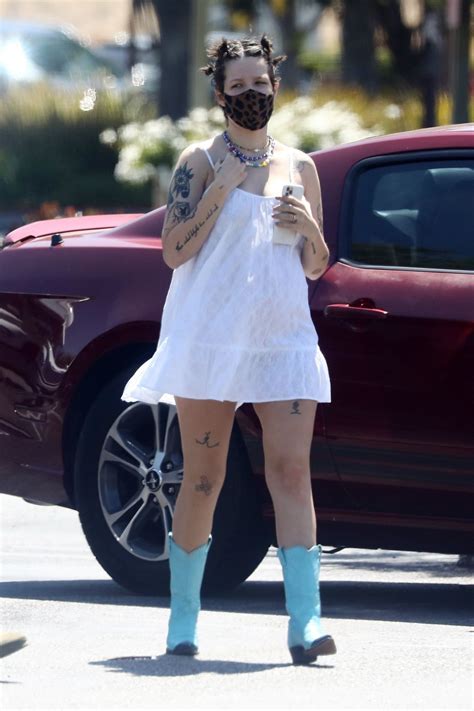 Pregnant HALSEY Out for Coffee in Malibu 05/26/2021 – HawtCelebs