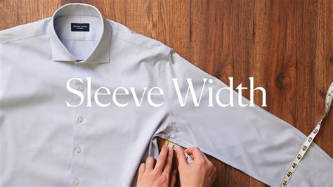 How To Measure Your Shirt: Sleeve Width - YouTube