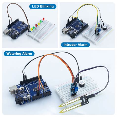 LAFVIN Basic Starter Kit for Arduino Uno R3 Projects Electronic Components Supplies R3 Board ...