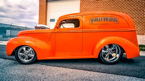 Custom '41 Ford Panel Truck is the Ultimate Harley Hauler - Harley Davidson Forums