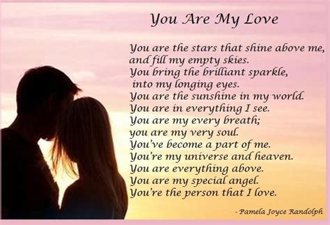 "You Are My Love" - an original love poem by Pamela Joyce Randolph ...