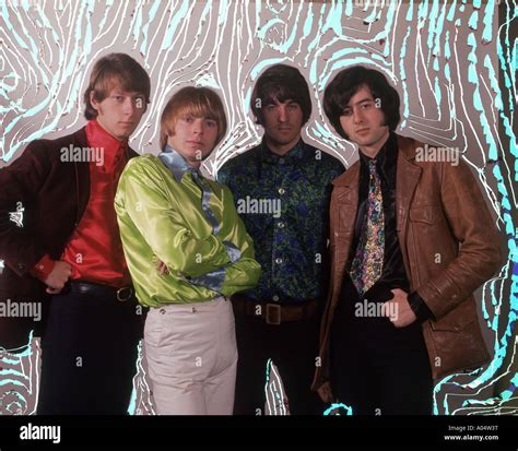 YARDBIRDS UK pop group in 1966 from l: Chris Dreja (bass guitar) Keith ...