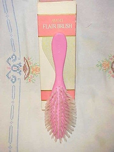 Many a cry because of this brush... Vintage Avon Pink Flair Hair Brush | Hair with flair ...