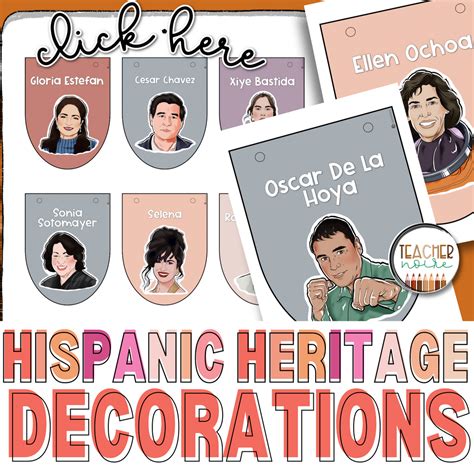 Hispanic Heritage | Printable Classroom Resources | Teacher Noire – Schoolgirl Style