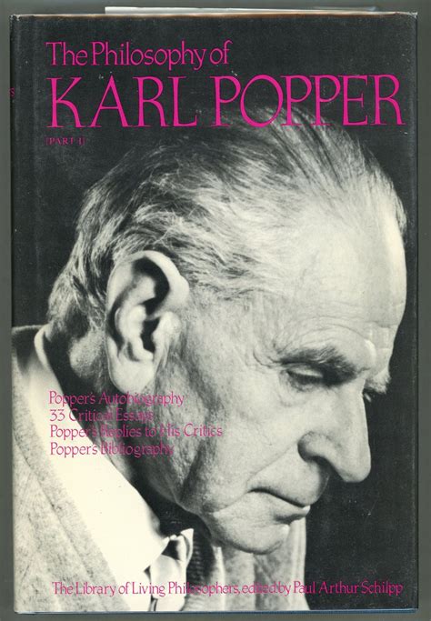 The Philosophy of Karl Popper | Karl Popper, Paul Arthur Schilpp, Ed | First edition