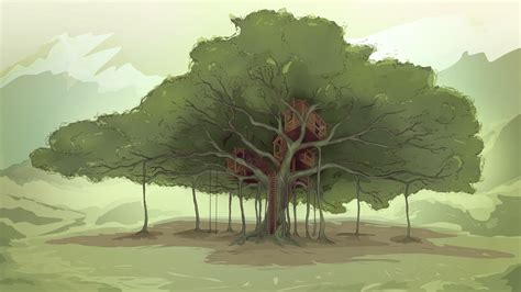 Banyan Treehouse Concept — Naomi VanDoren