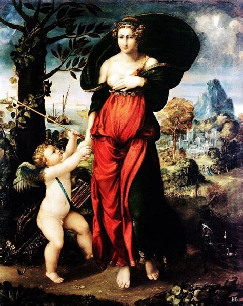 Venus and Cupid. 1540. Battista Dossi. Italian. 1490-1548. oil on ...