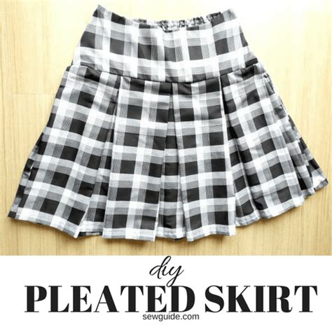 Pleated Skirt - Sewing Pattern & Tutorial - SewGuide