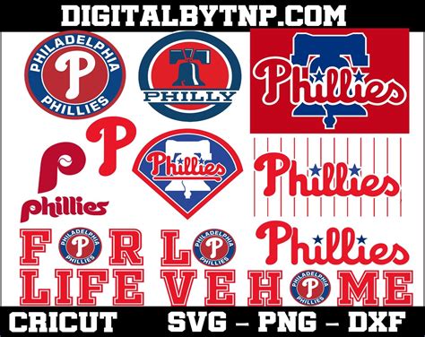 Philadelphia Phillies Svg, MLB svg bundle, Sports Logo Baseball Cricut, Cutting file, Vector ...