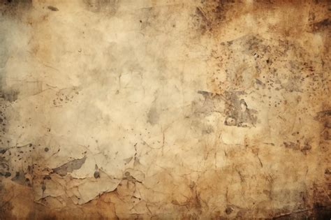 Premium AI Image | Dirty old wrinkled paper texture grunge background