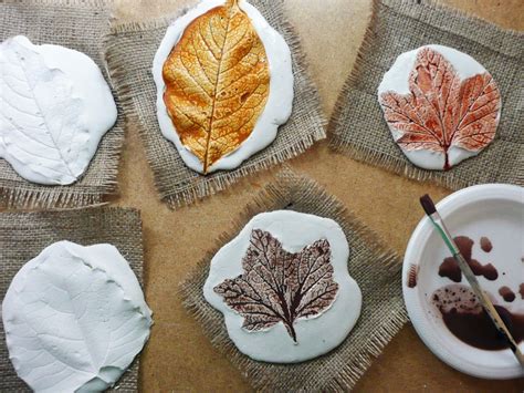 that artist woman: Plaster Leaf Prints | Plaster crafts, Paris crafts ...