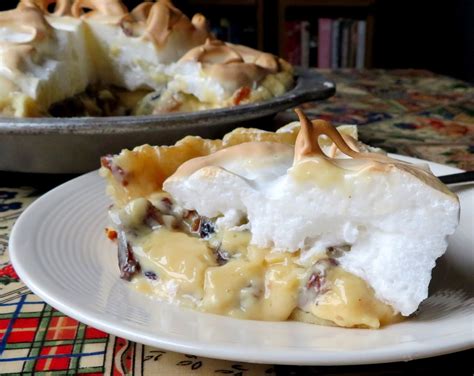 Raisin & Sour Cream Meringue Pie | The English Kitchen