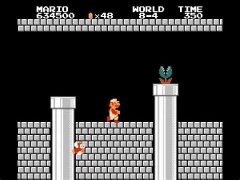 NES Classics: Super Mario Bros. World 8-4 Video Walkthrough - YouTube