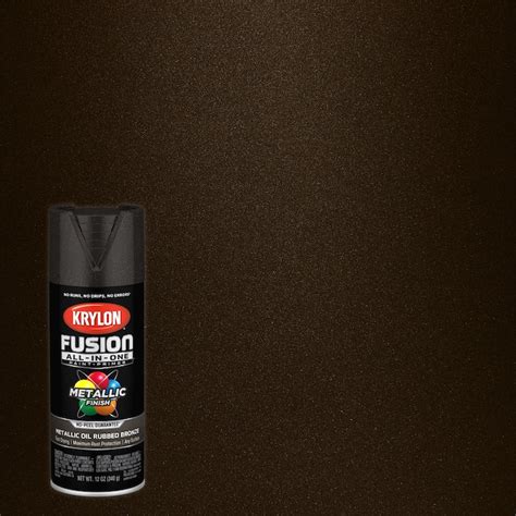 Krylon FUSION ALL-IN-ONE Gloss Oil Rubbed Bronze Metallic Spray Paint ...