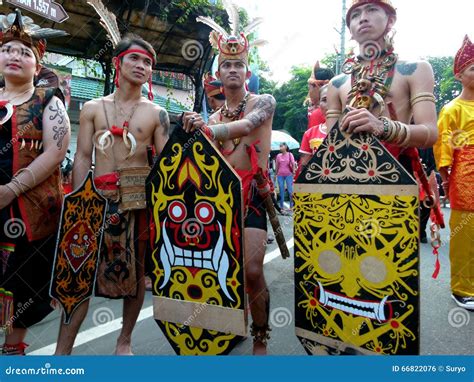 Dayak clothes editorial photo. Image of wearing, cultural - 66822076