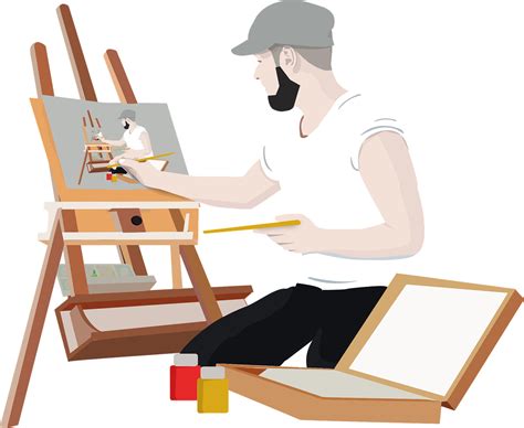 Painter Artist Clipart Looking