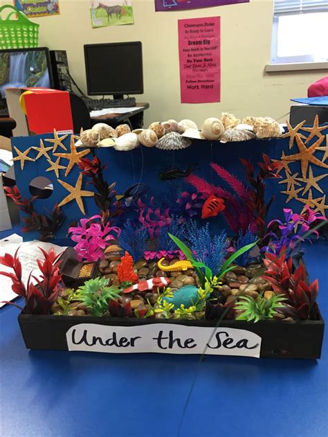 Ocean Diorama | Ocean diorama, Projects for kids, Under the sea