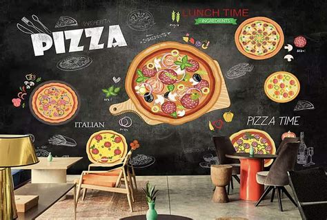 1920x1080px, 1080P Free download | Murwall 3D Pizza Italiano Pizza Wall ...