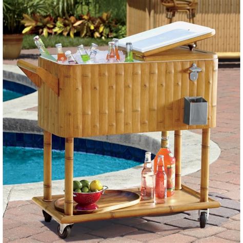 Outdoor Ice Chest Beverage Cooler Ideas For Your Patio or Deck