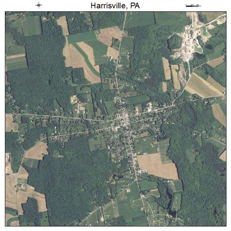 Aerial Photography Map of Harrisville, PA Pennsylvania