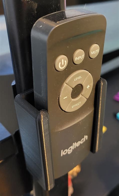 Fredde rail mount for Logitech Z906 remote by moonrakerone | Download ...