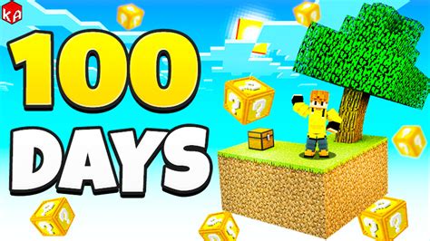 100 Days Lucky Block SkyBlock by KA Studios (Minecraft Marketplace Map ...