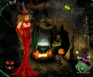 Witches warlocks wizards and wicked women fantasy gif animations