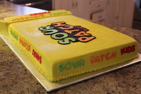 A Blissful Bash: Sour Patch Kids cake