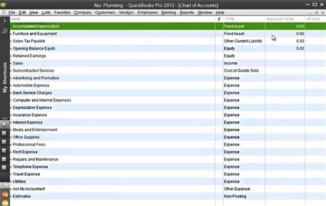 Working with the QuickBooks Pro 2013 Chart of Accounts - Simon Sez IT