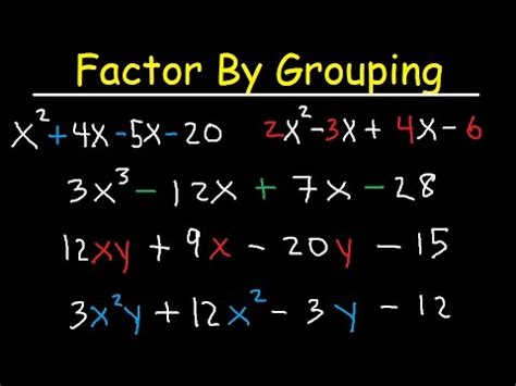 How To Factor Polynomials With 4 Terms : Openalgebra Com Introduction ...