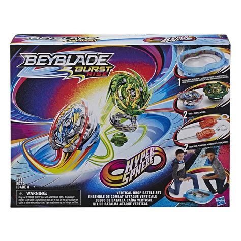 Beyblade Burst Rise Hypersphere Vertical Drop Battle Complete Set w/ Beystadium 630509883615 | eBay