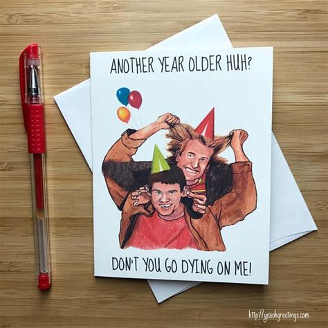 Harry and Lloyd Birthday Card, Jim Carrey, Funny Birthday Humor, Happy Birthday Cards, Funny ...