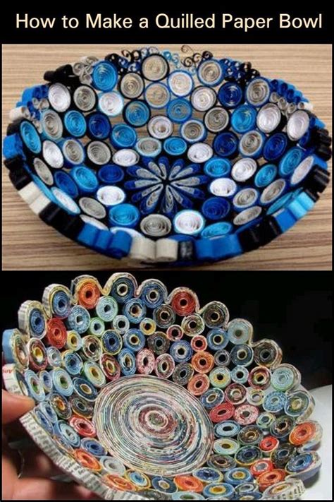 Make a Colorful DIY Quilled Paper Bowl in 3 Artistic Steps! - Craft projects for every fan! in ...