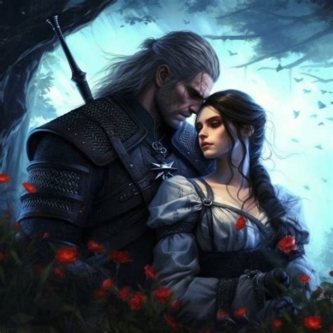 Geralt and Yennefer 2 by ByanEl on DeviantArt