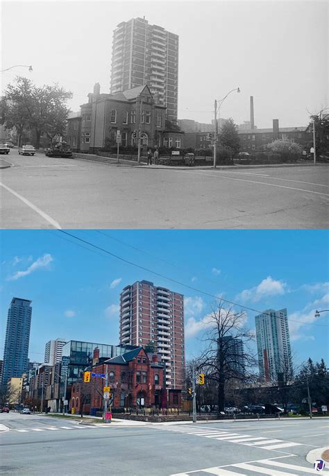 Casey House Building in 1972 & 2023 - Toronto Then & Now