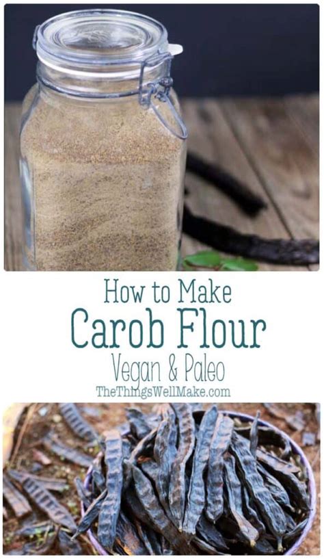 How to Make Carob Flour - Oh, The Things We'll Make!