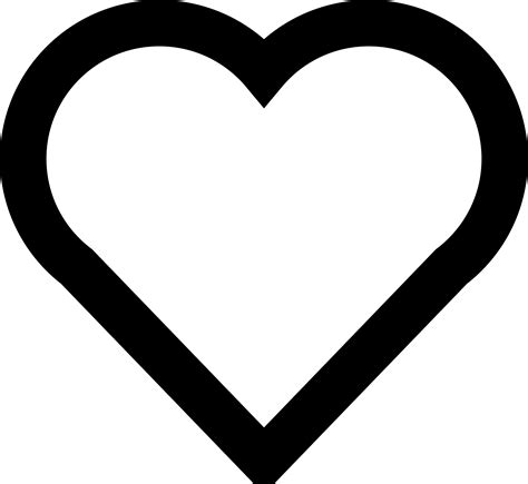 Simple Heart Outline - ClipArt Best