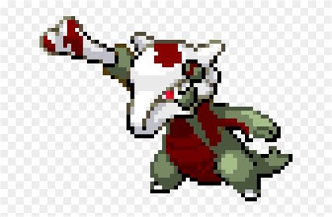 Undead Marowak - Marowak Pokemon Pearl Sprite, HD Png Download ...