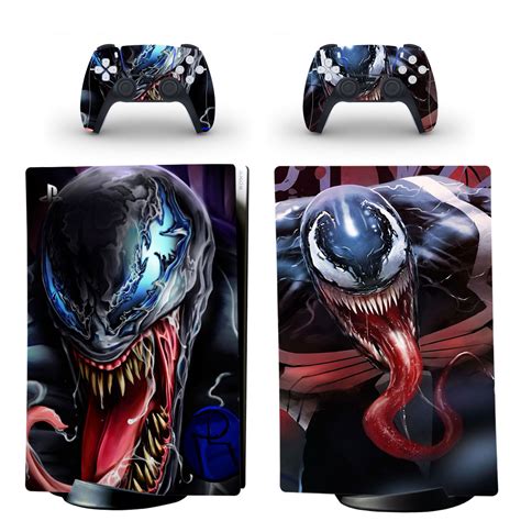 Venom Skin Sticker Decal For PS5 Digital Edition And Controllers Design 1 - ConsoleSkins.co