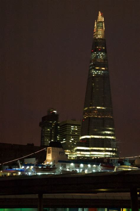 The Shard at Night | Eiffel tower, The shard, Tower