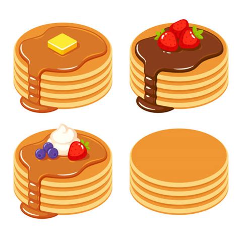 Pancake Illustrations, Royalty-Free Vector Graphics & Clip Art - iStock