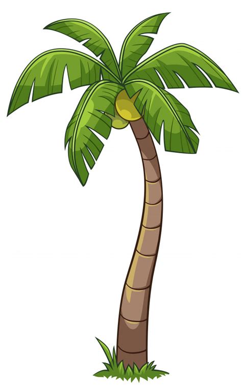 Coconut Tree Silhouette Vector at GetDrawings | Free download