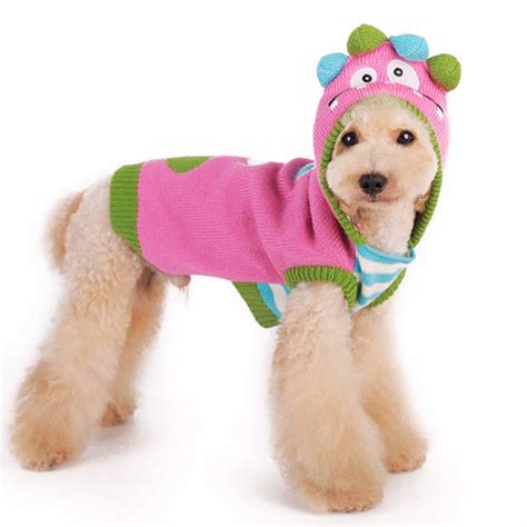 Funny Monster Dog Sweater by Dogo - Pink | BaxterBoo