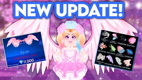 *NEW* ROYALE HIGH UPDATE 2021! Royale High Roblox Wing Update Tea! New Animations, Particles ...