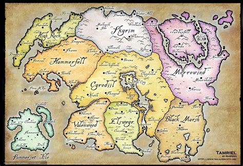 Download wallpaper map, Tamriel, Skyrim, Morrowind free desktop wallpaper in the resolution ...