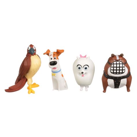 Secret Life of Pets - Mini Pets Collectible Figures 4-Pack - Walmart ...